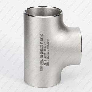 Wholesale High Pressure SS BW Tube Stainless Steel Equal Tee Butt Welded Pipe Fittings from china suppliers