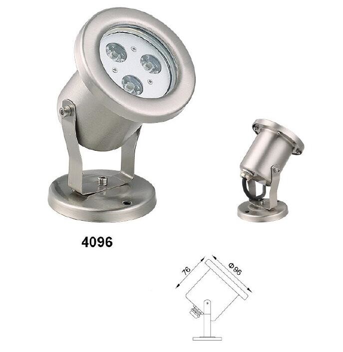 RGB 3 In 1 LED Underwater Light 12V Anti Corrosion Practical