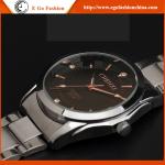 021B Stainless Steel Watches Fashion Casual Quartz Analog Watches for Man Rose