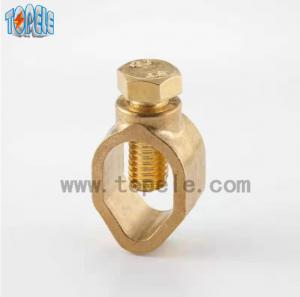 Wholesale Brass Earth Rod Clamp Electrical Wire Clip For Grounding Connector Use from china suppliers