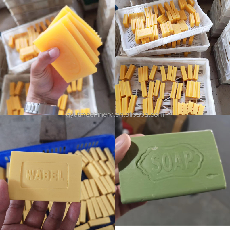 Construction Works Stamping Machine for Various Shapes of Soap Logo Imprint Printing