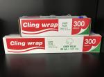 Fresh Vegetables / Fruit Cling Film Plastic Cling Wrap Non - Toxic PVC Surface