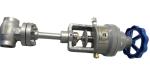 Stainless Steel Emergency Cryogenic Shut Off Valve Cryogenic Control Valve OEM