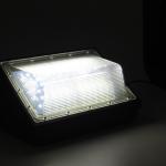 UL DLC Led Outdoor Flood Lights Wall Pack IP65 Waterproof Aluminum Material