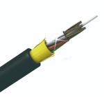 Black 12 Core Single Sheath ADSS Fiber Optic Cable Jelly Filled
