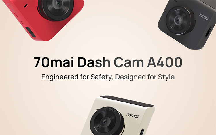 70mai Dash Cam A400 1440P Resolution NIGHT VISION APP Control 70mai Car DVR Car