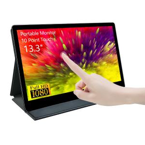 Wholesale 16:9 Aspect Contrast 800:1 Full View 13.3inches Desktop Slim Portable Monitor from china suppliers