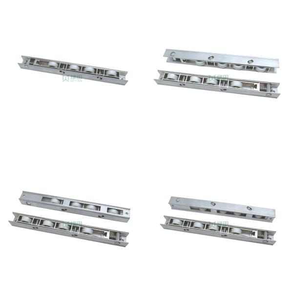 Stainless Steel Housing Pulley Durable Double Wheel Sliding Door Window Roller Low Noise