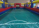 Excieting Inflatable Soccer Court pitch Playground Safe Nontoxic PVC Inflatable