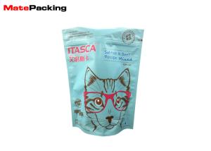 Wholesale Zipper Stand Up Pet Food Packaging Bags Customized Thickness For Cat from china suppliers