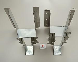 Wholesale Mount Joist Hanger Wood Construction Connectors 20 Gauge Galvanized Steel Brackets Hurricane Rafter Ties from china suppliers