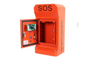 Wholesale Highway Roadside Emergency Phone Call Box Cold Rolled Steel Vandal Resistant from china suppliers