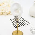 316 Stainless Steel Ear Piercing Jewellery 18mm Pearl Piercing Earrings