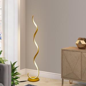 Wholesale Modern Minimalist Living Room Sofa Vertical Floor Lamp Art Arc Smart Minimalist Hotel Design Bedroom Bedside LED Floor Light from china suppliers