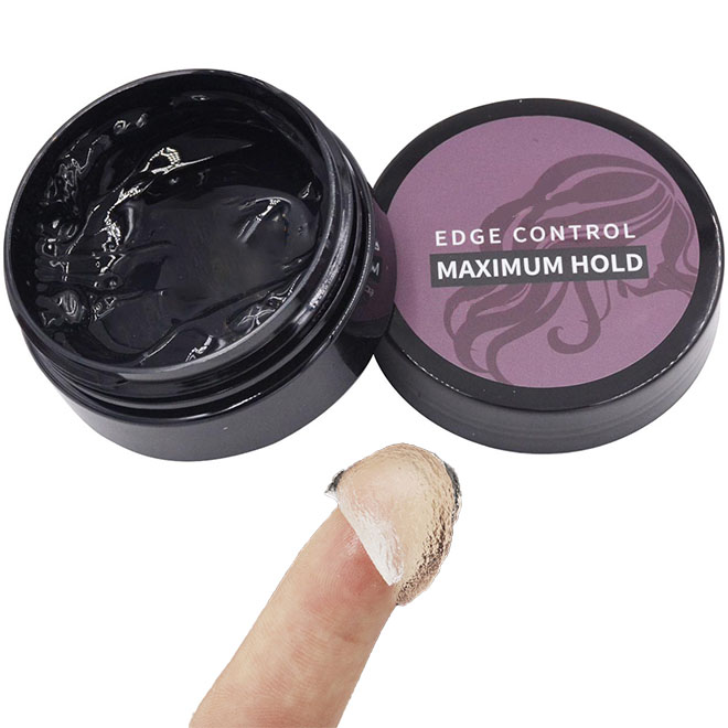 Private Label Edge Control Gel for Natural Hair Strong Hold Fair Trade Ingredients