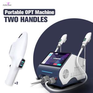 Wholesale Two Handles IPL Laser Hair Removal Machine Painless Permanent Depilation from china suppliers