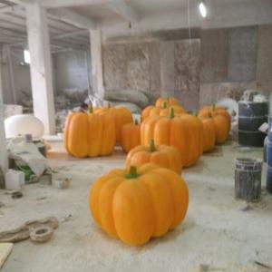 Wholesale large event party celebration pumpkin statue for Halloween event party deoration by foam material from china suppliers