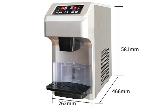 Ice Maker 35kg Countertop Water Dispensers Automatic Bullet Nugget Ice Block Making Machines for Business Commercial Home