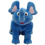 Plush electric toy car / stuffed animal toy car / Fantasy elephant plush car