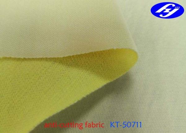 Kevlar / Cooling Yarn Cut Resistant Fabric Knitted For Motocycle Jacket