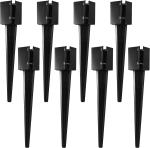 Powder Coating 6x6 Fence Post Anchor Ground Spike for Heavy Duty Machining