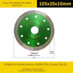 Blue Diamond Cut Circular Saw Blade 105mm Fancy Corrugated