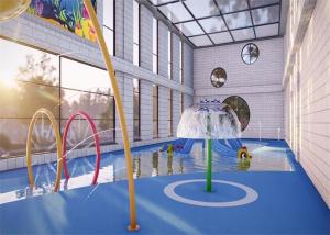 Wholesale Corlorful Kids Splash Adventure Water Park Floor Plan 100SQm from china suppliers