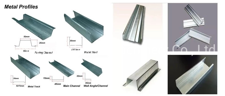 C U L W Light Gauge Steel Channel Frame Roll Forming Machine