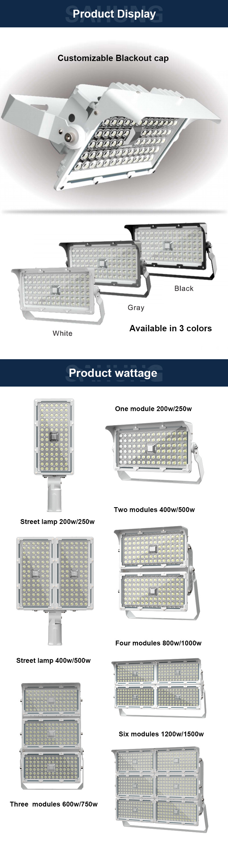 Garden 400w Led Street Light All In One Street Lights For Smart City