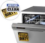 Eco Freiendly Reversible Clean And Dirty Dishwasher Magnet Sign