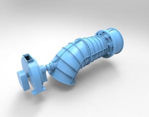 Wholesale High Efficiency Tubular Water Turbine / Mini Hydroelectric Turbine Generator from china suppliers