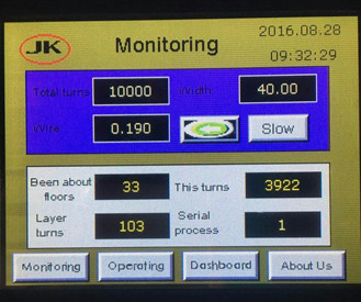 ZDJ-1 Voltage Primary Winding Machine with Touch Display for Transformer Production