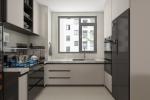 Melamine Modern Kitchen Cabinet Contemporary Ready Made Cabinets With Sink
