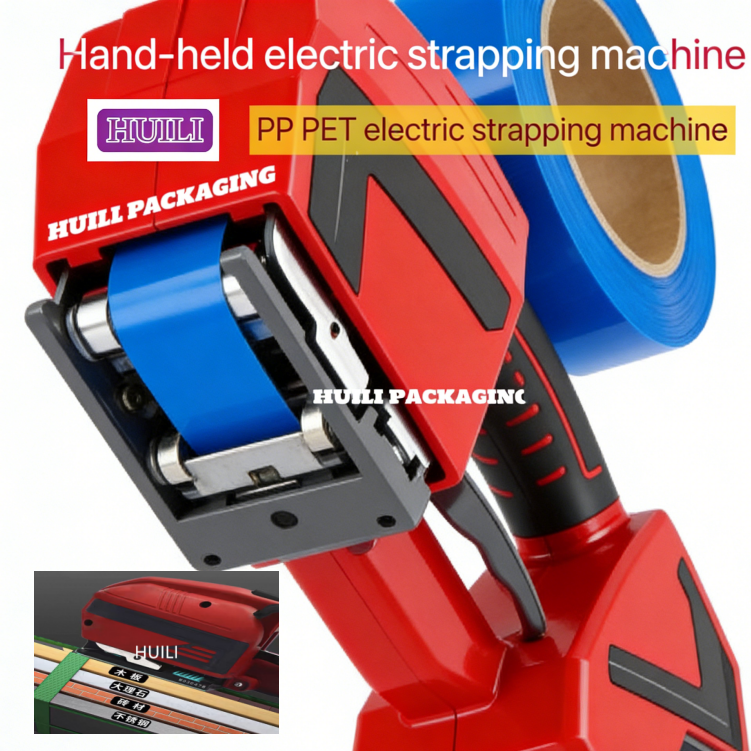 Handheld Electric Strapping Machine 9-25mm PP PET Strapping Machine with Rechargeable Lithium Battery