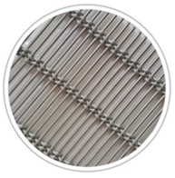 4M Width Decorative Flexible Stainless Steel Rope Mesh For Metal Draperies Walls 1