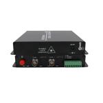 2ch Fiber Optic Video Converter HDTVI BNC Port 1310nm 20km transmission