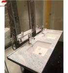 Customized Size Blue Quartz Countertops Backlit Brazil Blue Crystal Marble Stone