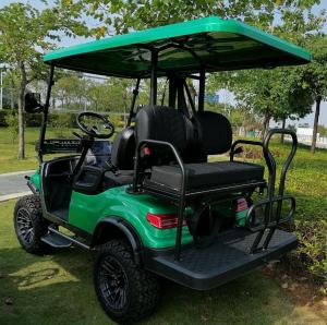 Wholesale 10 Inch TFT Lifted Golf Cart IP66 CARplay Display 48V 4 Seater Steel Frame from china suppliers