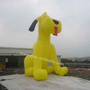 Wholesale Inflatable yellow dog model carton from china suppliers