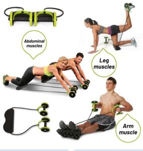Wholesale abdominal muscle trainer double ab roller wheel fitness gear exercise wheels from china suppliers