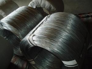 Wholesale 0.5mm SWG 8 Stainless Steel Wire Roll , High Tensile Flat Black Annealed Wire from china suppliers