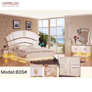 Wholesale Modern King Bedroom Sets Furniture 6pcs Italian Design from china suppliers