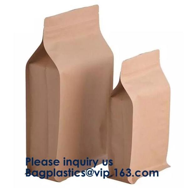 Oxo-Degradable stand up pouches Coffee Bags Stand Up Pouch With Valve Side Gusset Bag with Valve Flat Bottom Pouch with