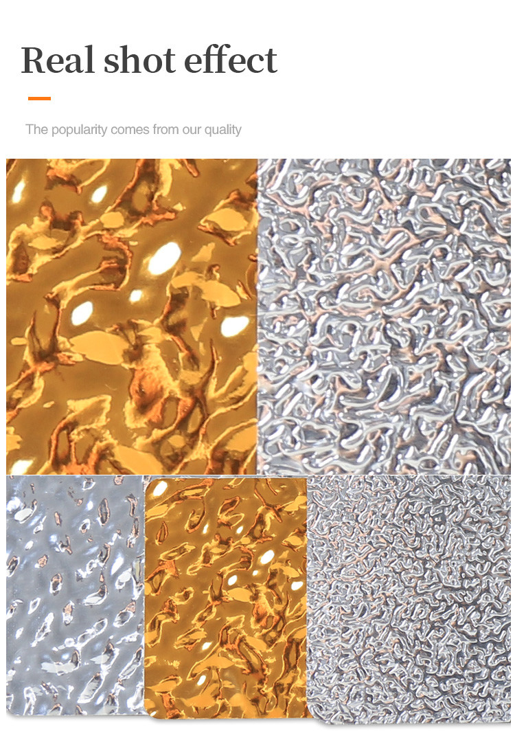 Interior Decorative PVC PET Water Ripple Panel 3D Wall Panel