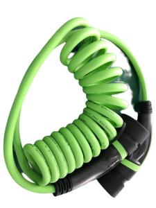 Wholesale IP67 32amp 3 Phase 22kw Type 2 Charging Cable Coiled Standard Grounding from china suppliers