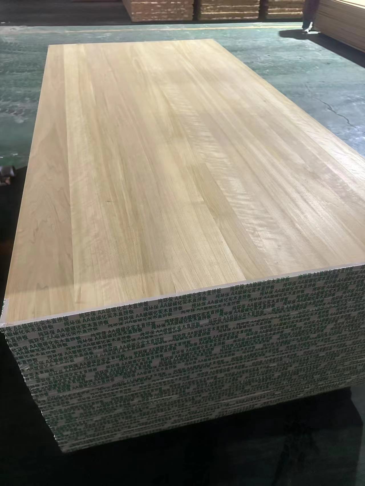Carbonized Poplar Wood Board Width 100-1220mm With Online Technical Support