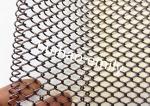 6x6mm Aperture Decorative Metal Mesh Curtain For Fireplace Screen