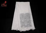 120Cm White Cotton Eyelet Chicken Voile Embroidery Lace Eyelet Fabrics