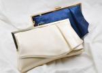 Elegant Party Shiny Satin Clutch Bag , Lady PU Leather Clutch Purse