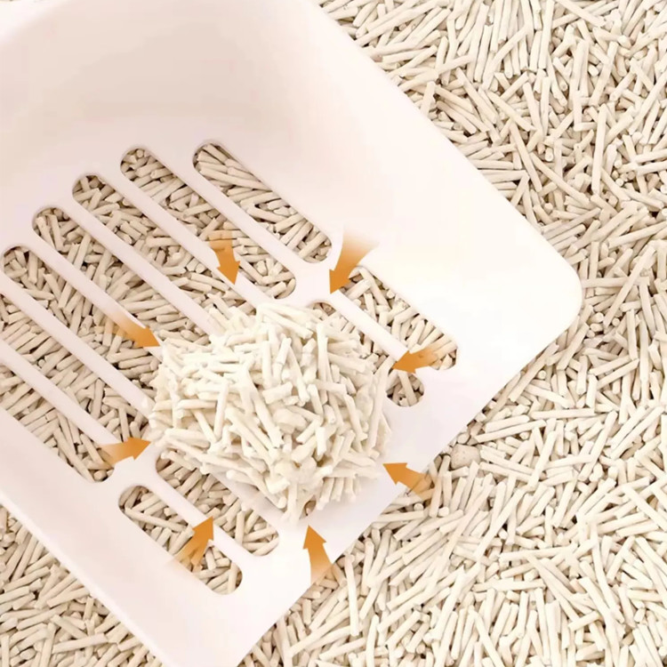 Biodegradable Premium Tofu Cat Litter White Low Tracking Cat Litter